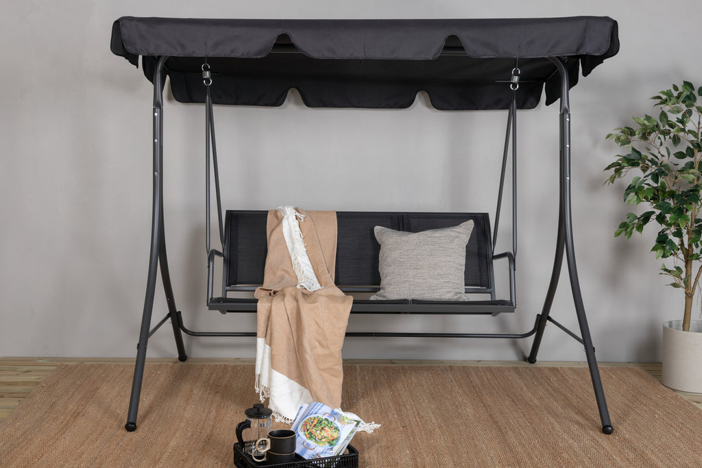 Musse hammock 3-sits svart