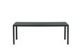 Break matbord 205x90 cm svart