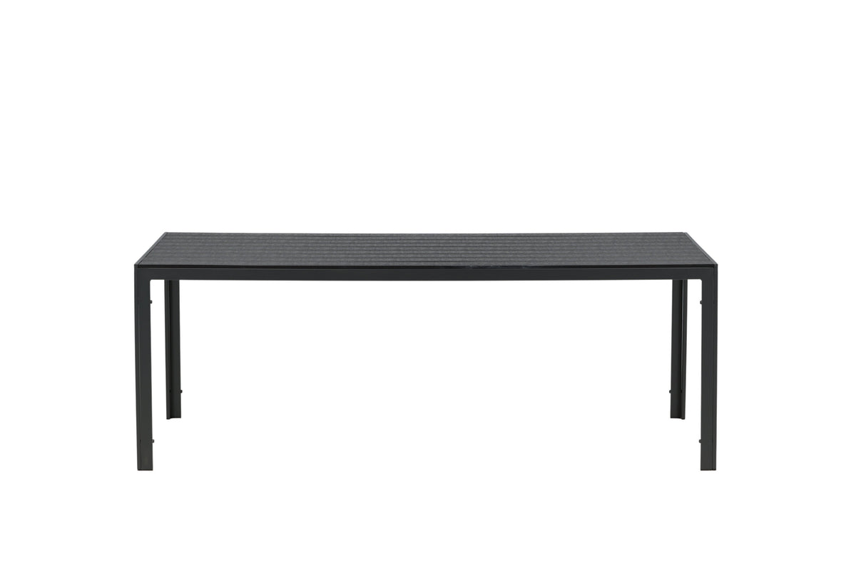 Break matbord 205x90 cm svart