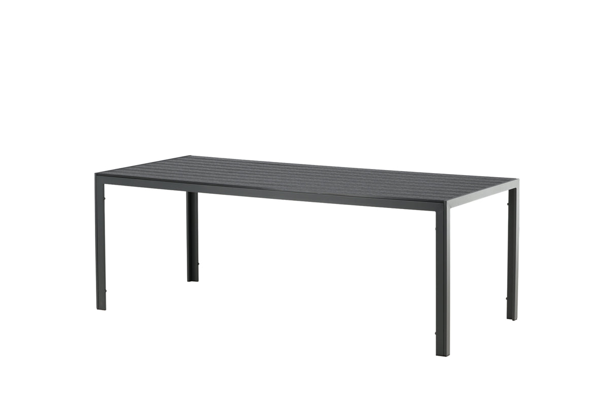 Break matbord 205x90 cm svart