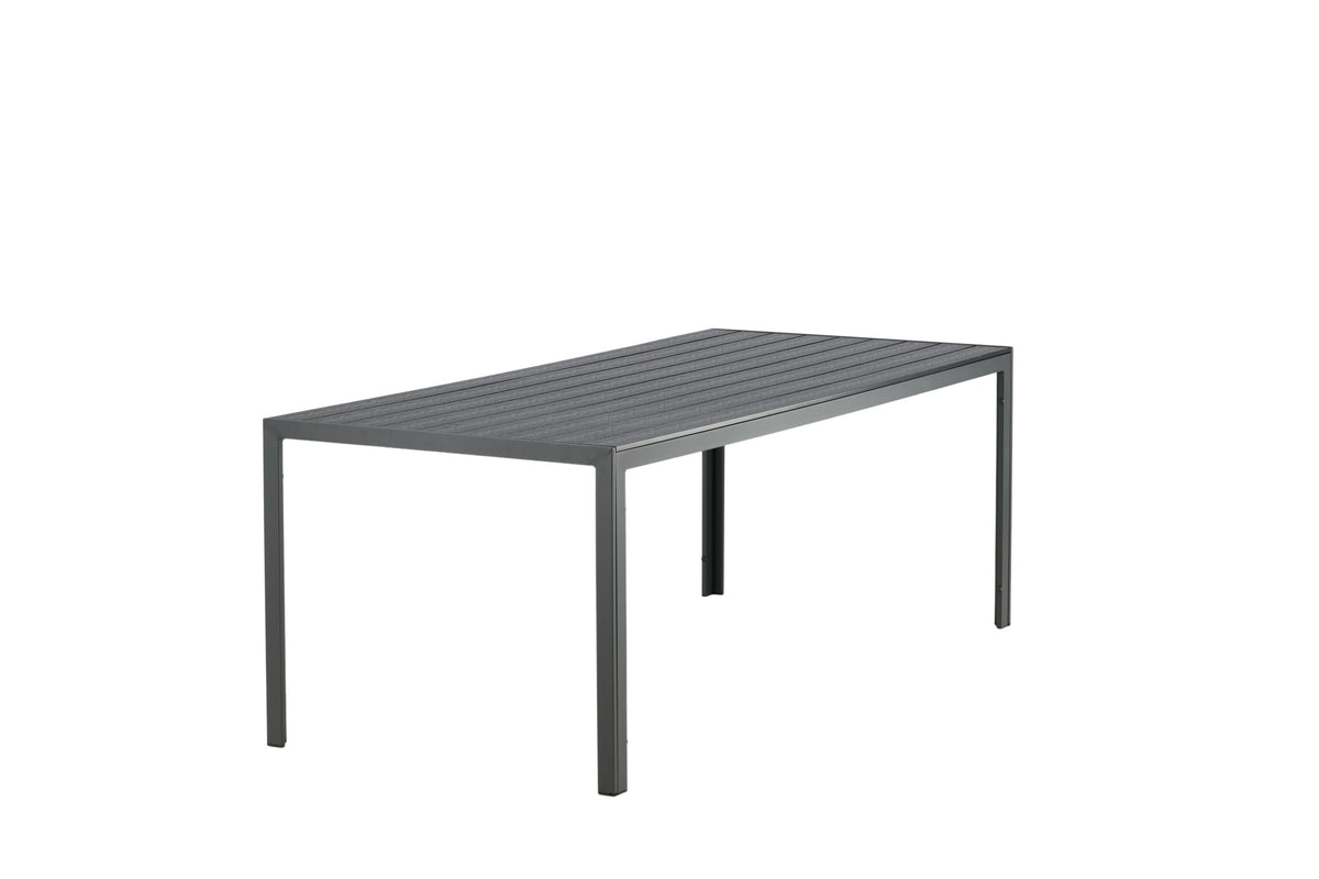 Break matbord 205x90 cm svart