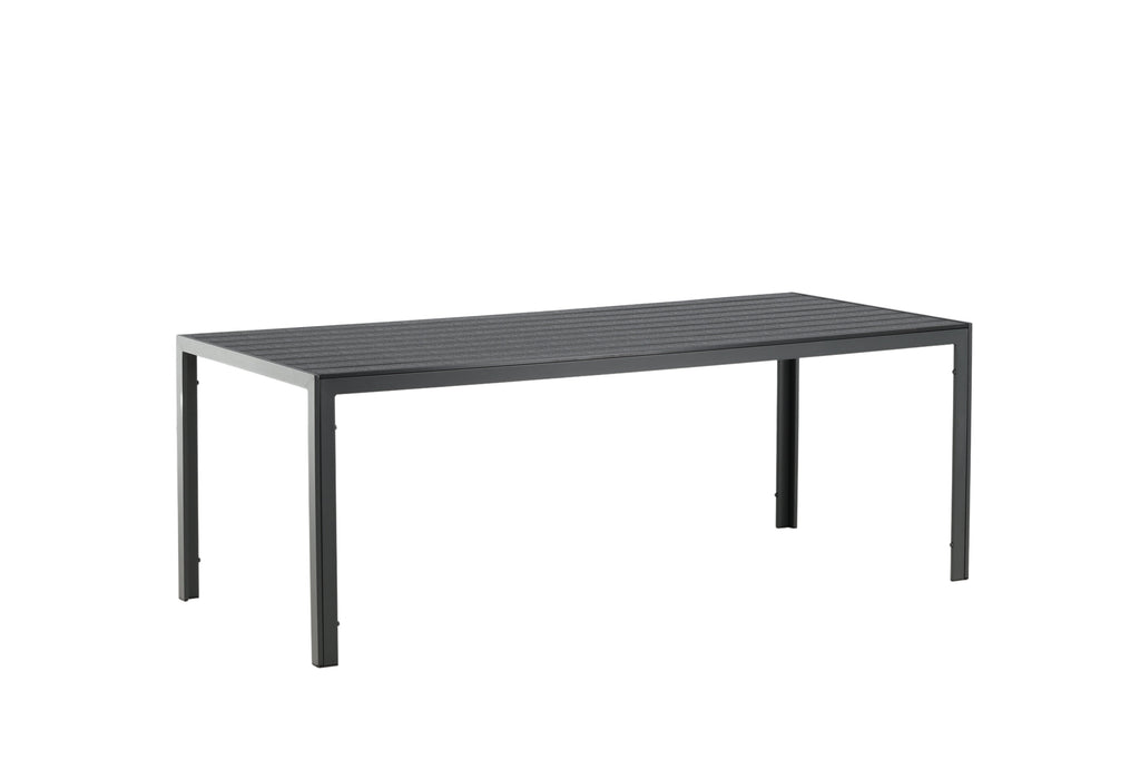 Break matbord 205x90 cm svart