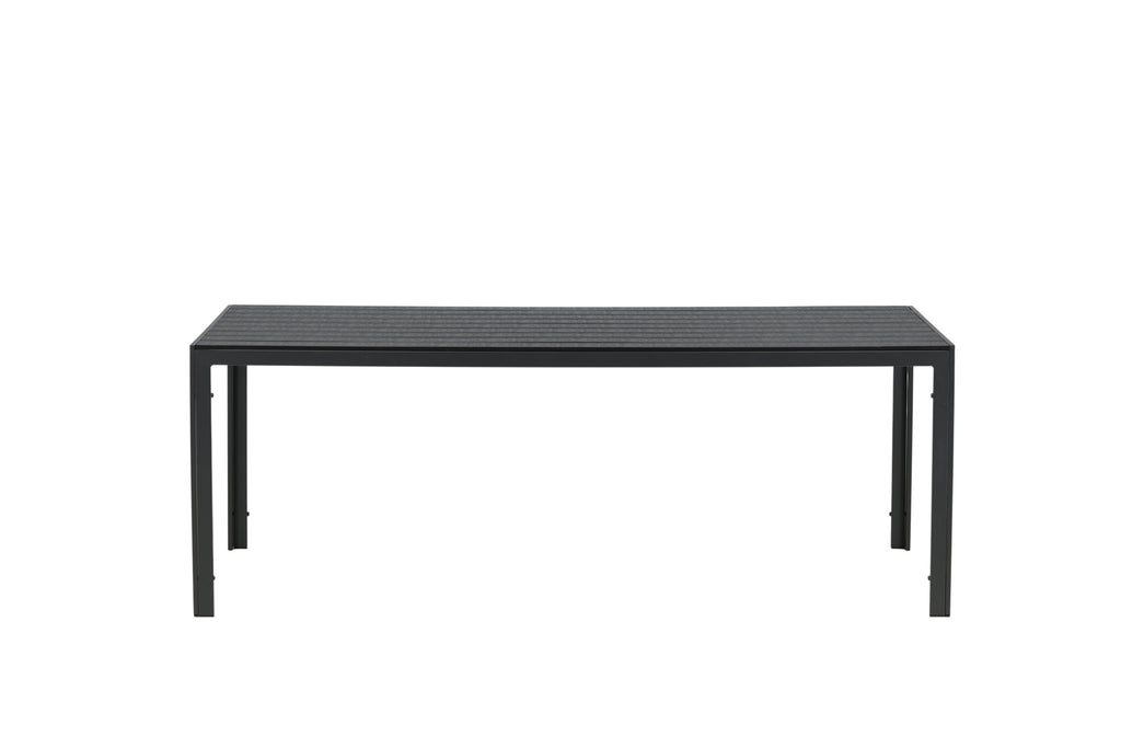 Break matbord 205x90 cm svart