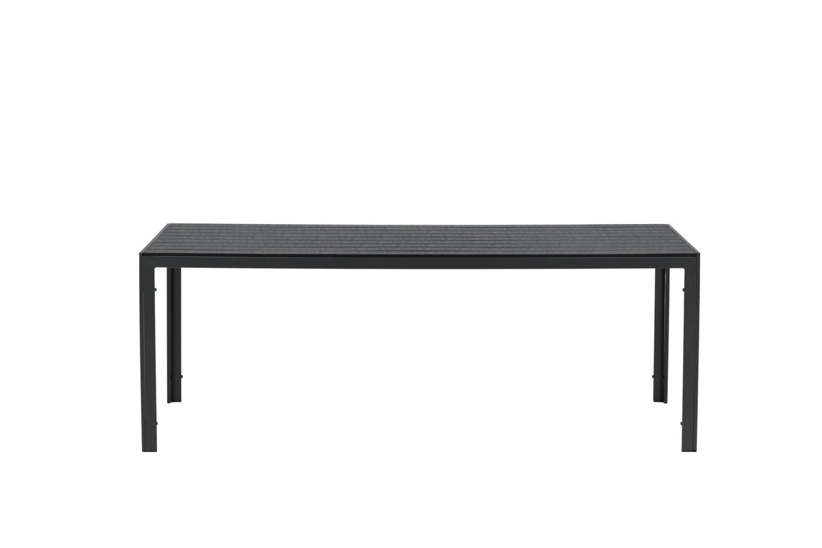 Break matbord 205x90 cm svart