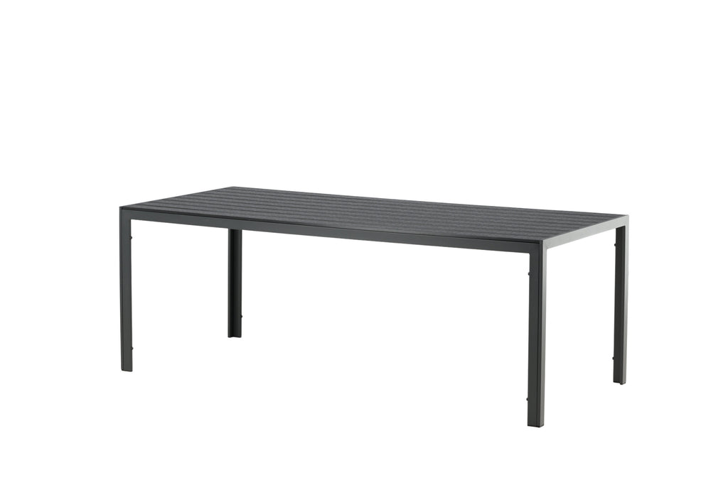 Break matbord 205x90 cm svart