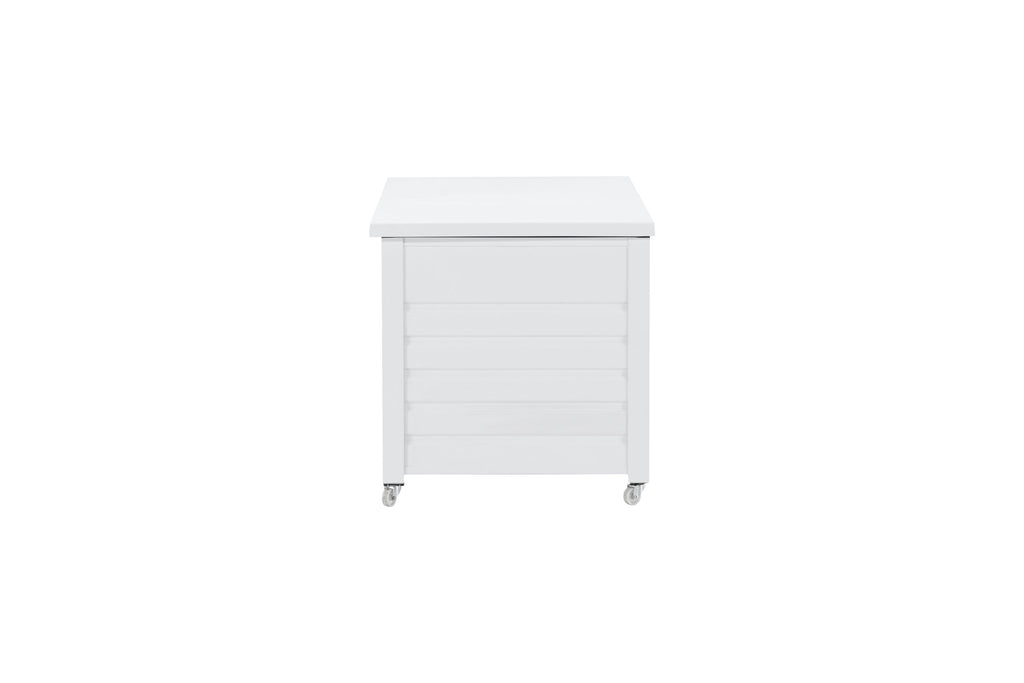 Elsa dynbox 130 cm vit aluminium