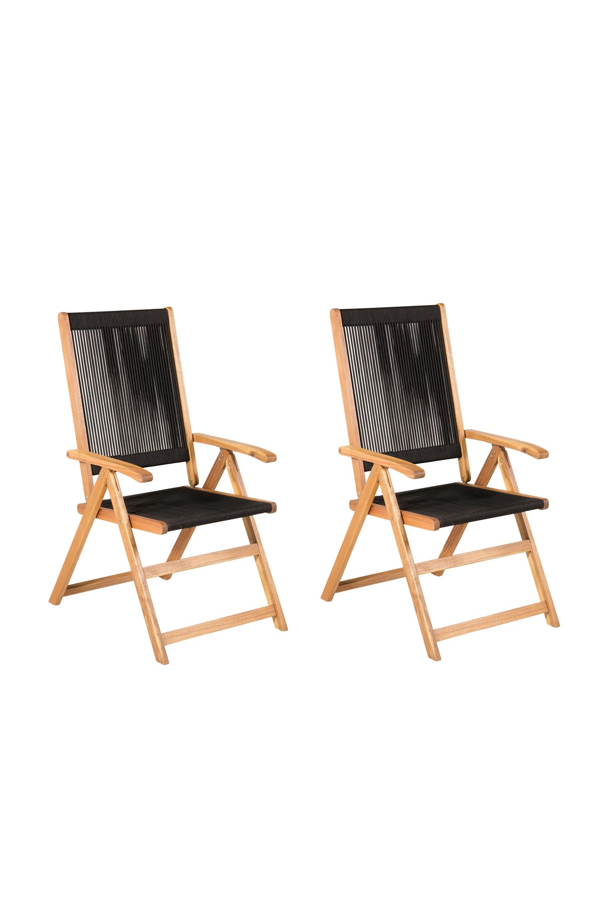 Little John hopfällbar stol 2-pack rep/akacia