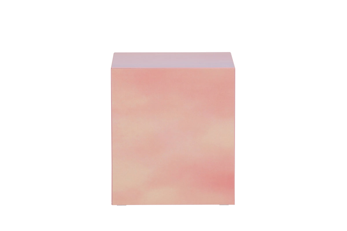York soffbord 45x40x40 cm dämpat rosa