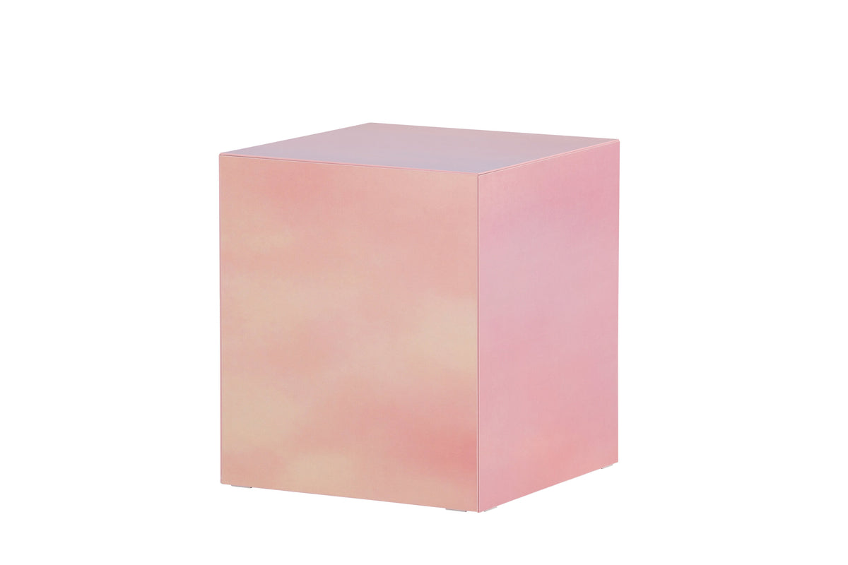 York soffbord 45x40x40 cm dämpat rosa