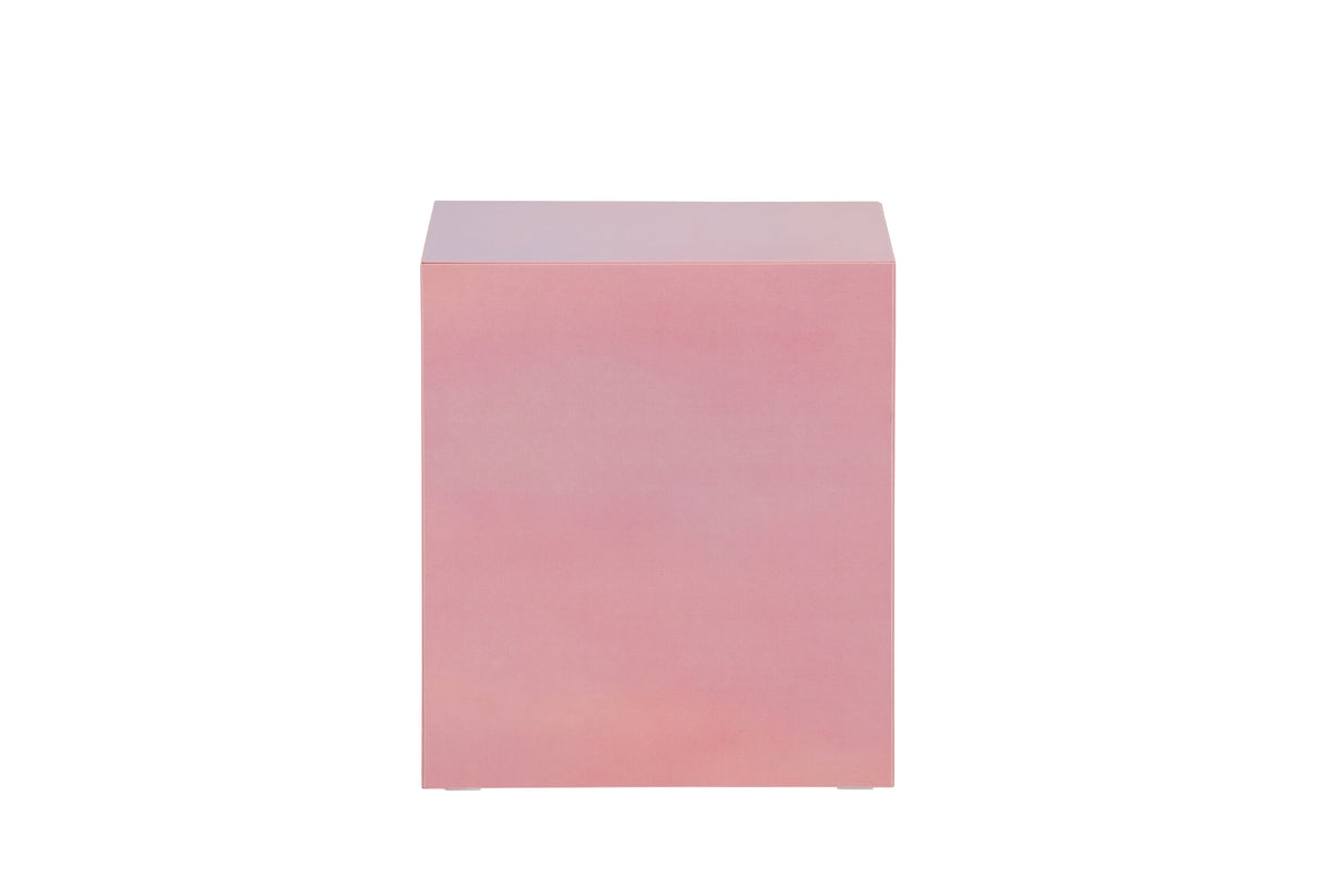 York soffbord 45x40x40 cm dämpat rosa