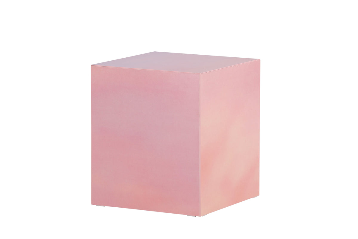 York soffbord 45x40x40 cm dämpat rosa