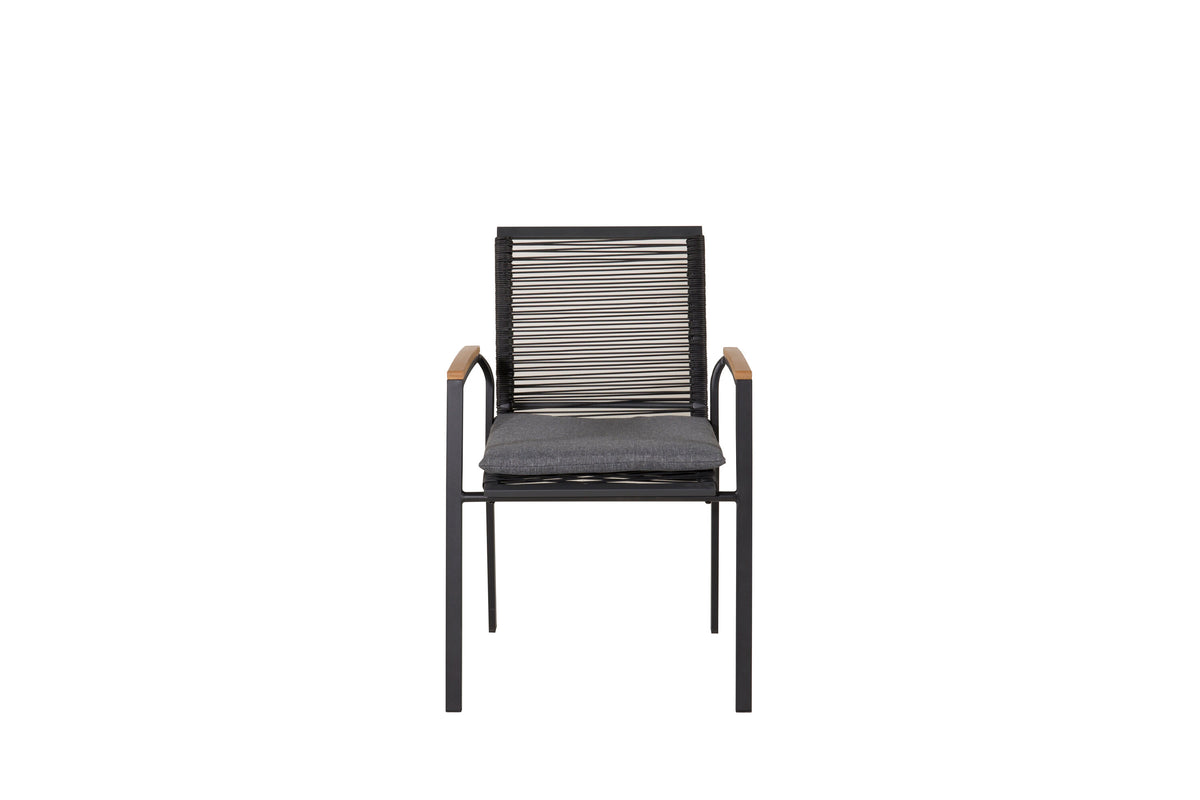 Dallas matstol svart 2-pack