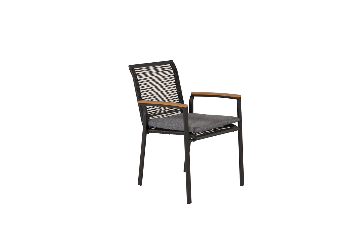 Dallas matstol svart 2-pack