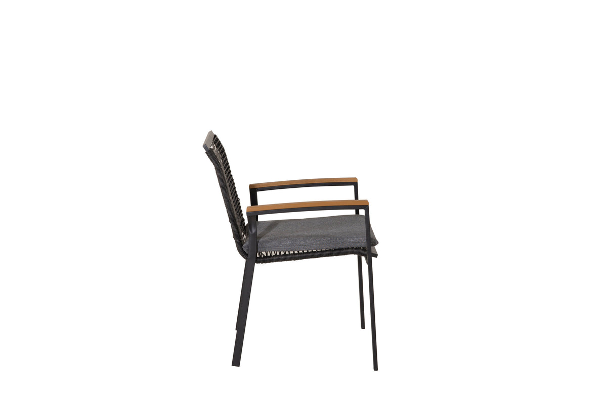 Dallas matstol svart 2-pack
