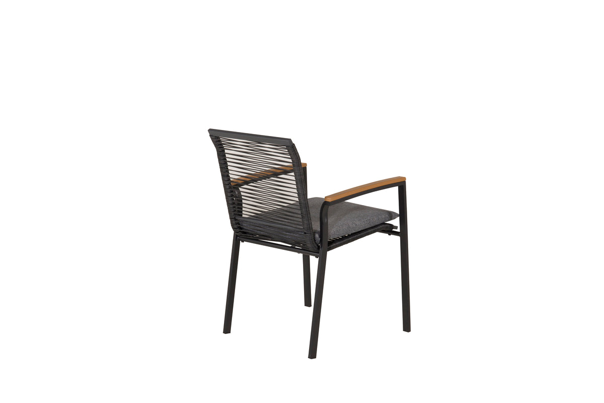 Dallas matstol svart 2-pack