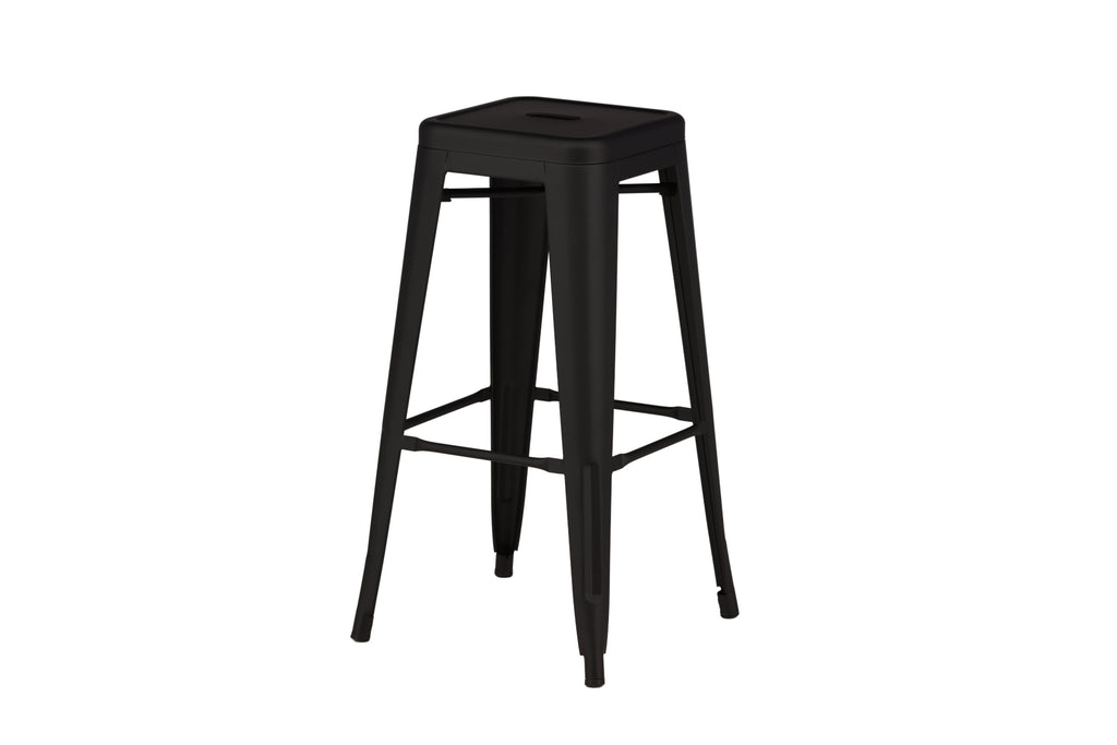 Tempe barstol 4-pack mattsvart metall