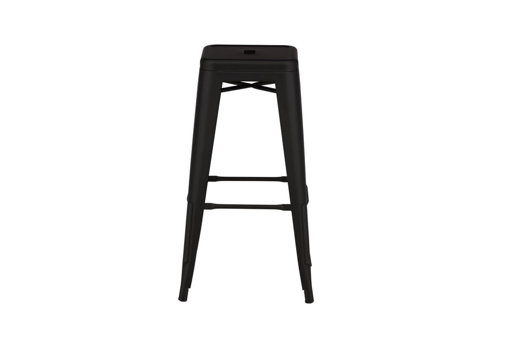 Tempe barstol 4-pack mattsvart metall