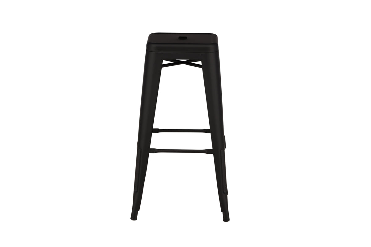 Tempe barstol 4-pack mattsvart metall