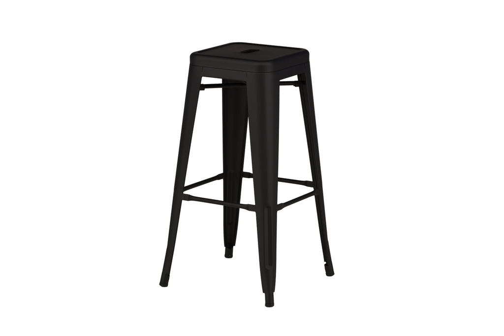 Tempe barstol 4-pack mattsvart metall