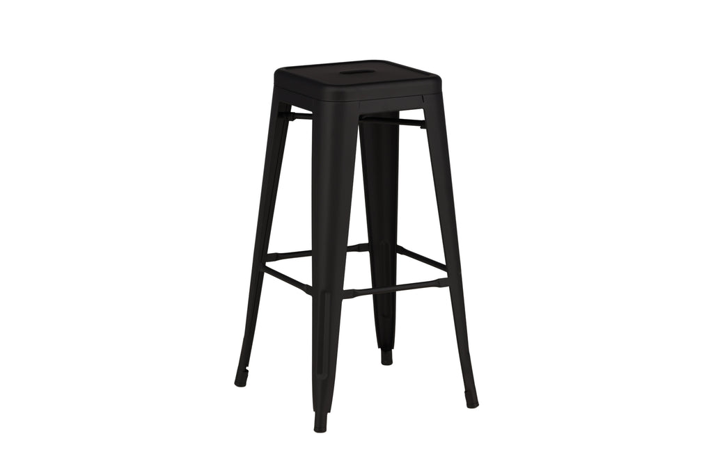 Tempe barstol 4-pack mattsvart metall