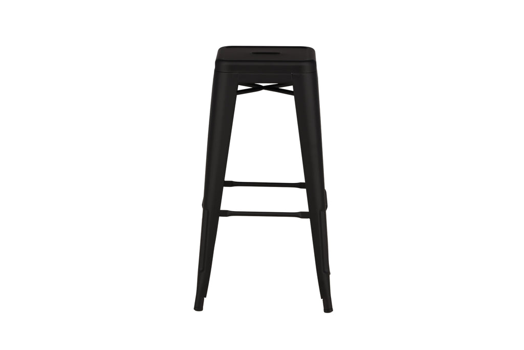 Tempe barstol 4-pack mattsvart metall