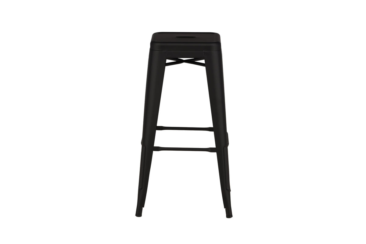 Tempe barstol 4-pack mattsvart metall