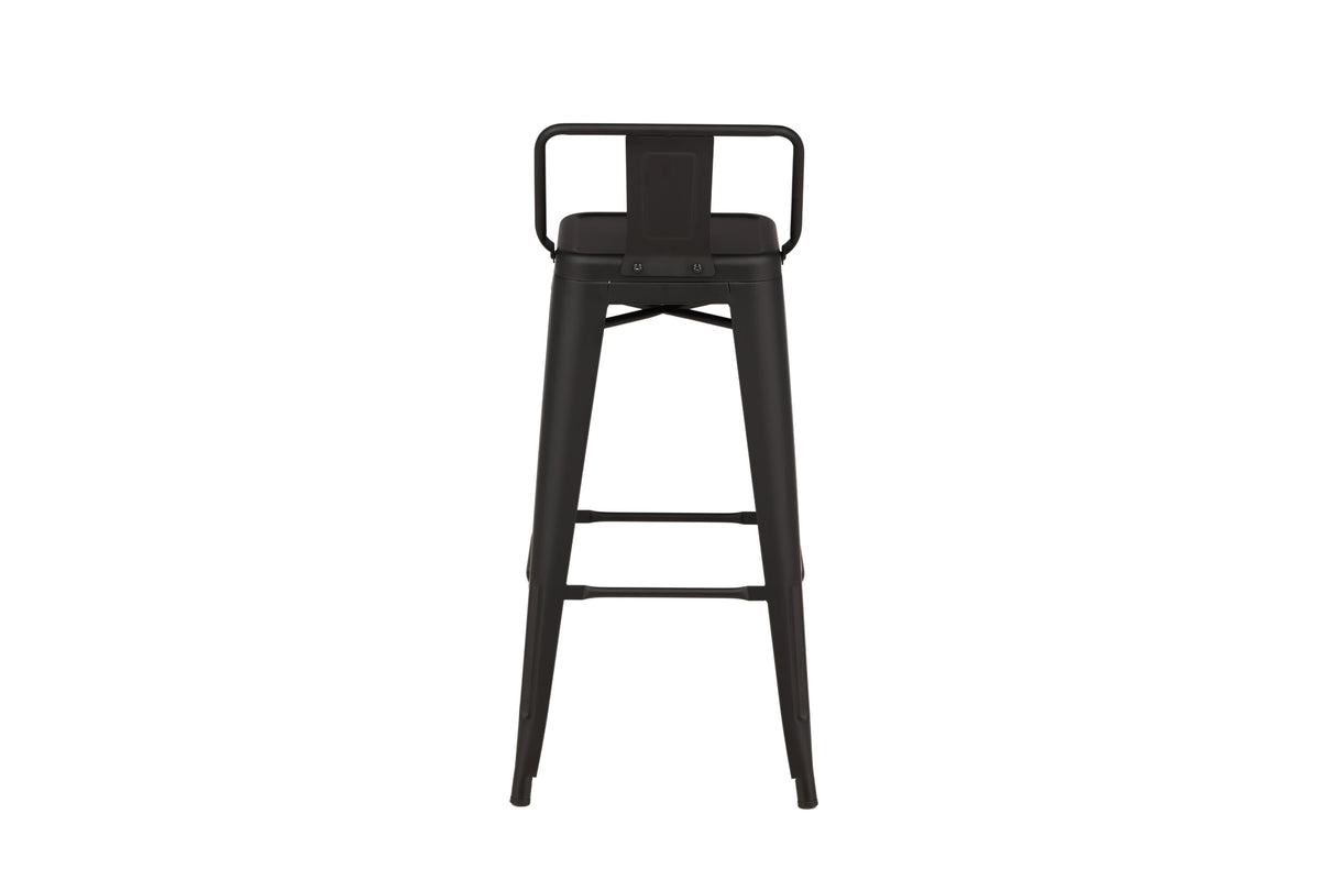 Tempe barstol 4-pack mattsvart metall
