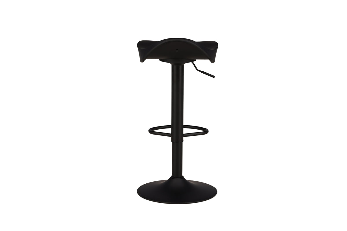 Adesto barstol 2-pack mattsvart ABS-plast med svart underrede