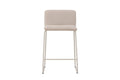 Bisbee barstol 2-pack beige med beige boucléklädsel