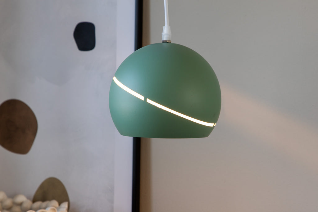 Wei taklampa Ø180, höjd 150, grön