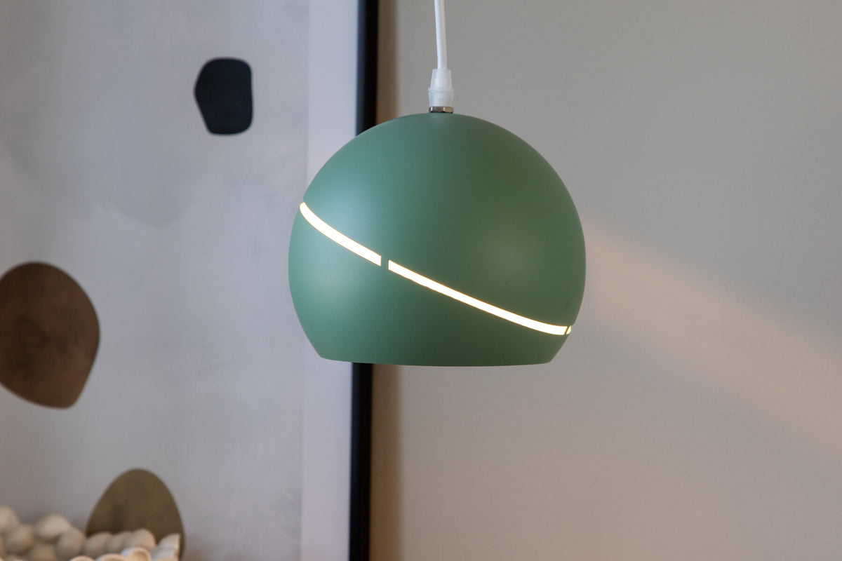 Wei taklampa Ø180, höjd 150, grön