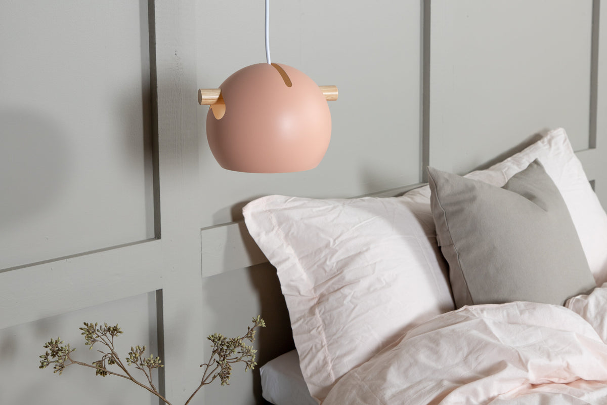 Tubbie pendellampa Ø23 cm höjd 15,5 cm rosa
