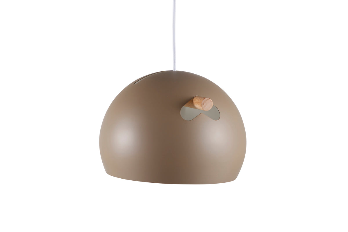 Tubbie pendellampa Ø29 cm höjd 22 cm brun