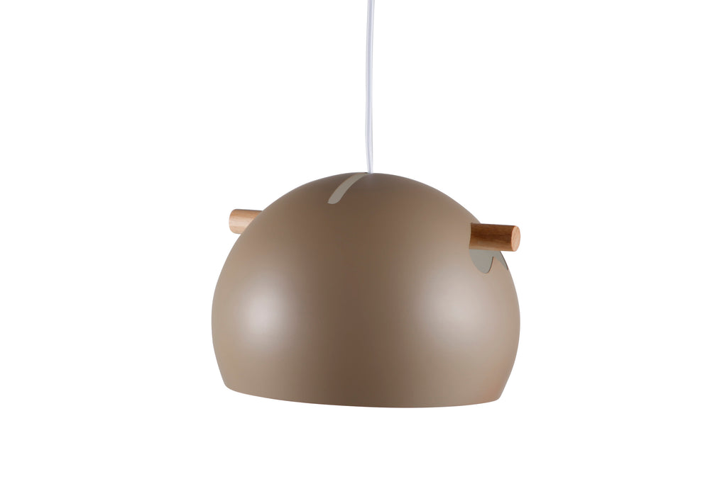 Tubbie pendellampa Ø29 cm höjd 22 cm brun
