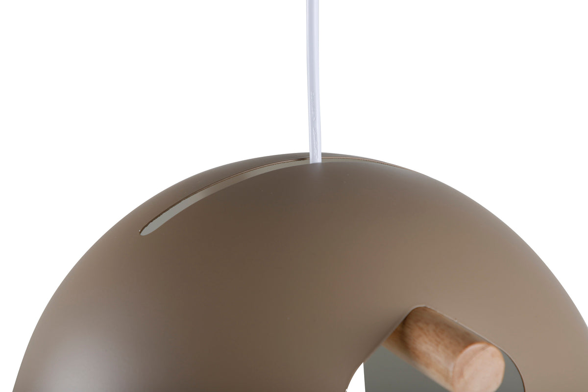 Tubbie pendellampa Ø29 cm höjd 22 cm brun