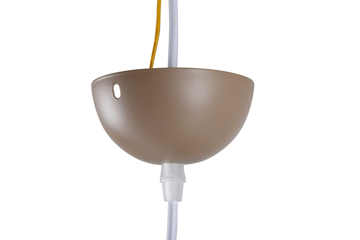 Tubbie pendellampa Ø29 cm höjd 22 cm brun