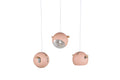 Tubbie pendellampa 730x230x155 rosa
