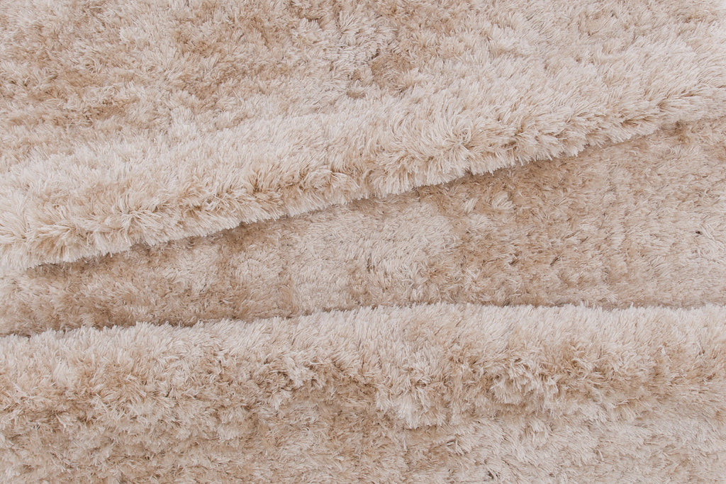 Natta matta 160x230 cm beige polyester och bomull