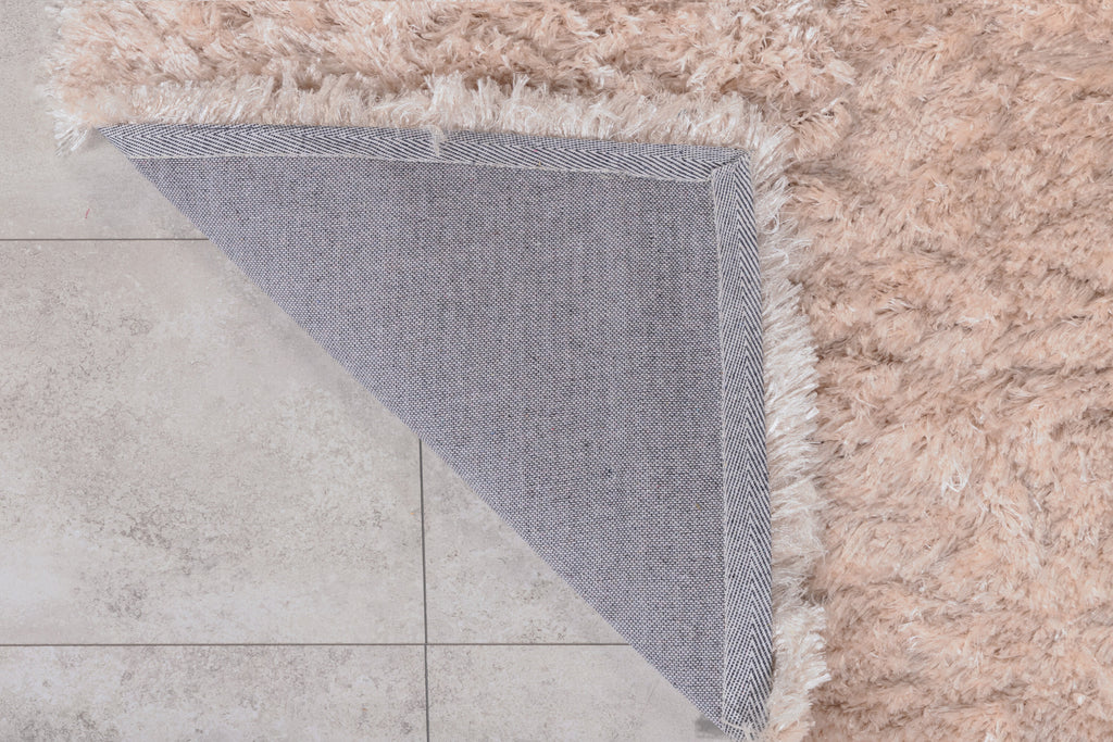 Natta matta 160x230 cm beige polyester och bomull