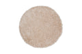 Natta matta Ø200 cm beige polyester/bomull