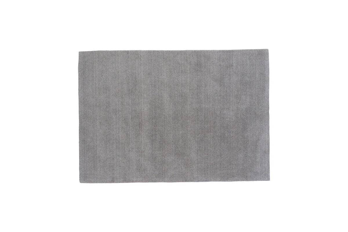 Ulla matta i ull och polyester 250x350 cm ljusgrå