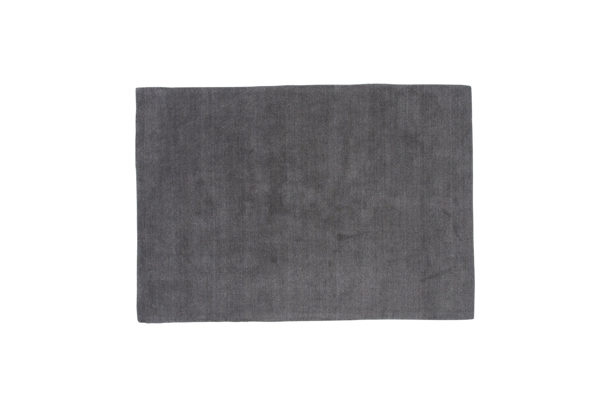 Ulla matta i ull och polyester 250x350 cm grå