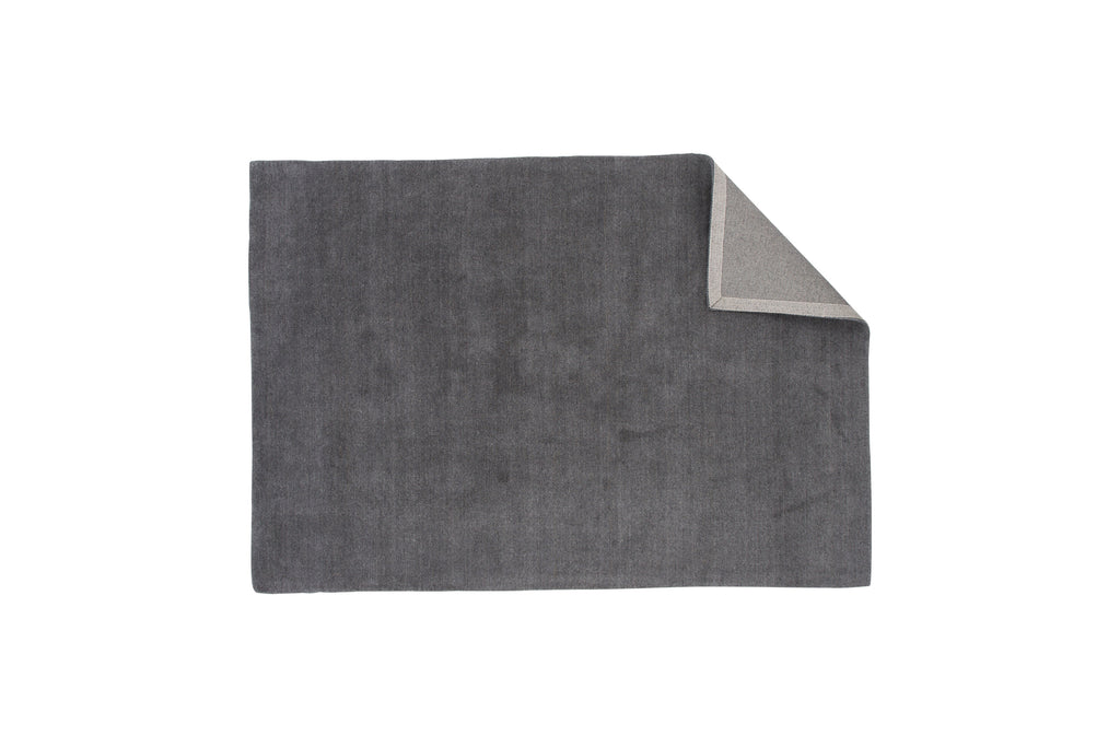 Ulla matta i ull och polyester 250x350 cm grå