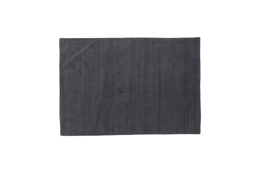 Ulla matta i ull och polyester 250x350 cm mörkgrå