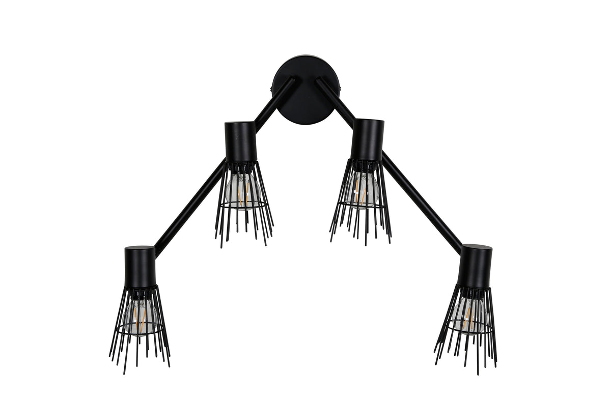 Pico vägglampa 700x190x150 svart