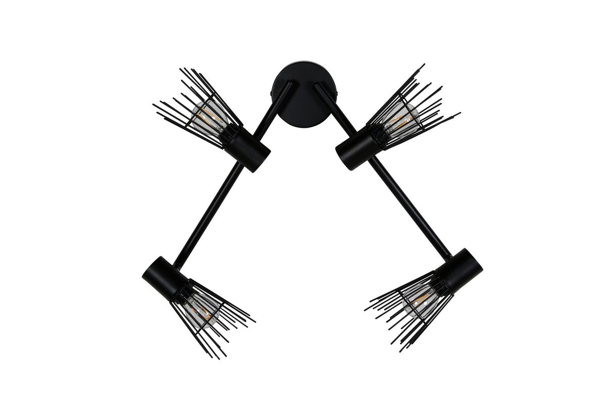Pico vägglampa 700x190x150 svart