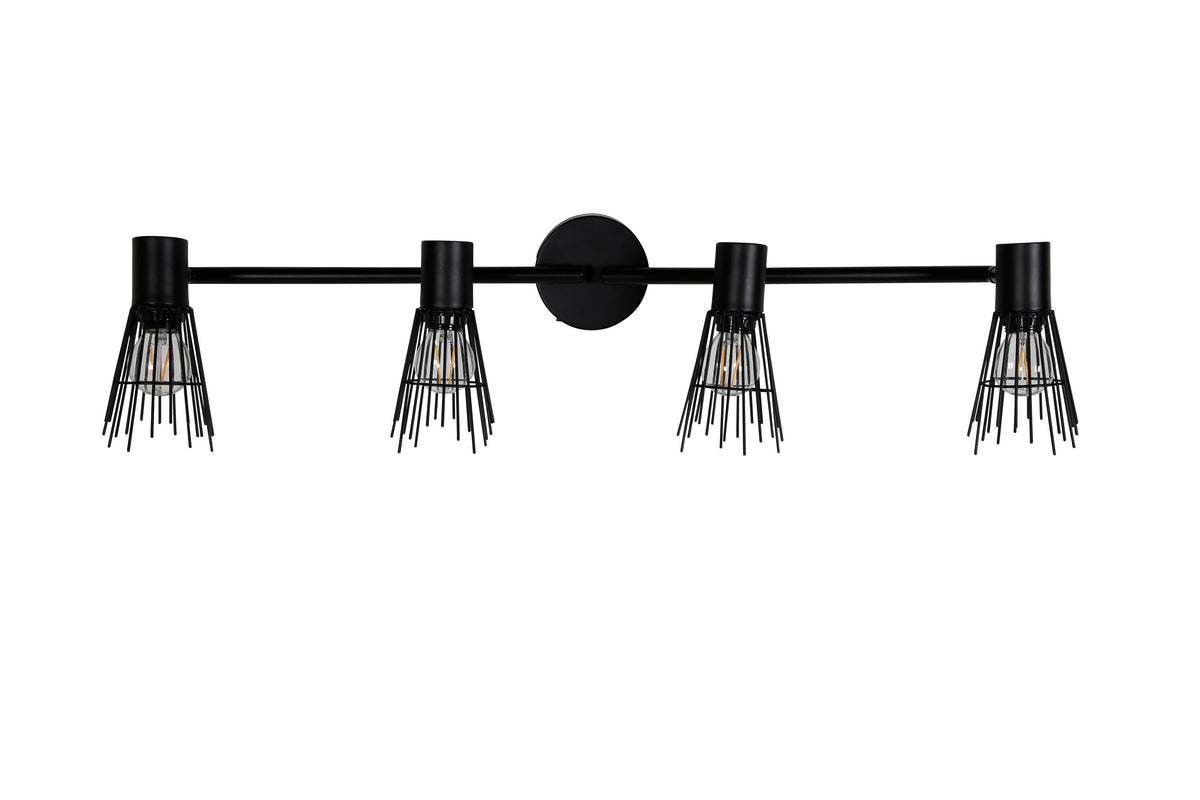 Pico vägglampa 700x190x150 svart