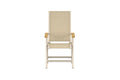 Panama Light positionsstol med 5 lägen 2-pack beige/teak