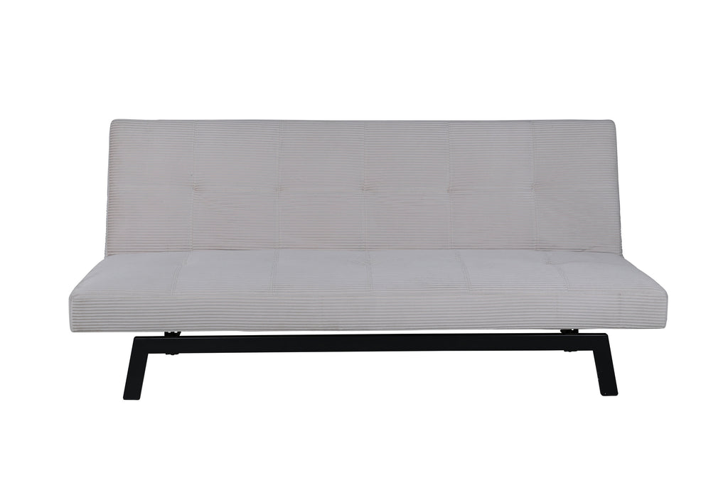 Bodil bäddsoffa svart och beige manchester