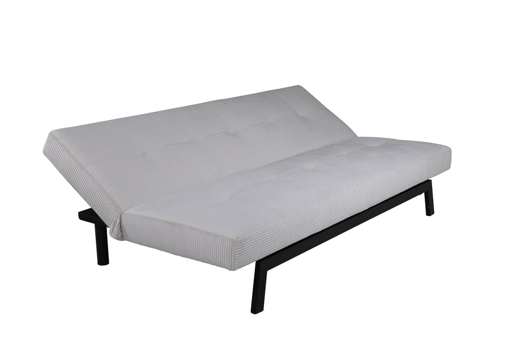 Bodil bäddsoffa svart och beige manchester